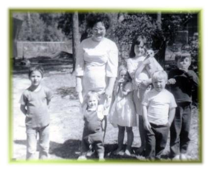 Mom and the kids